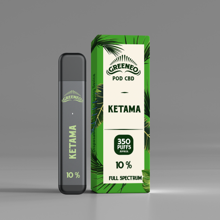 Pod Ketama - 10% de CBD - 350 puffs